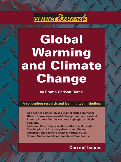 Cover image for Global Warming and Climate Change